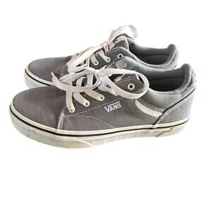 Van's Off the Wall Youth Gray Sneakers - sz 3.5